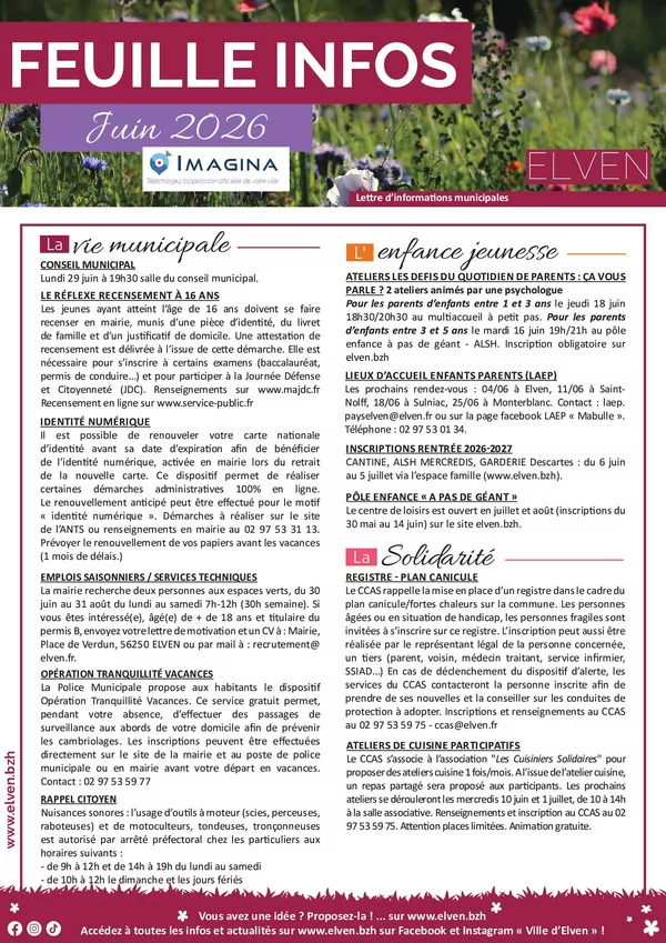 Image du document FEUILLE INFOS JUIN 2026